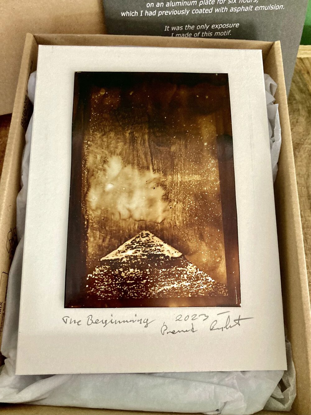 The Beginning, the Pyramids and the pen. Heliography Project 1827-2027